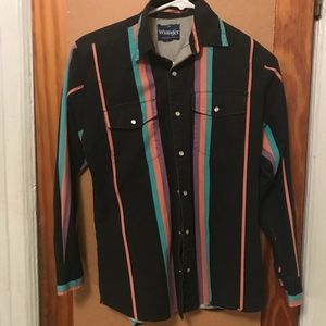 pastel stripe Wrangler shirt